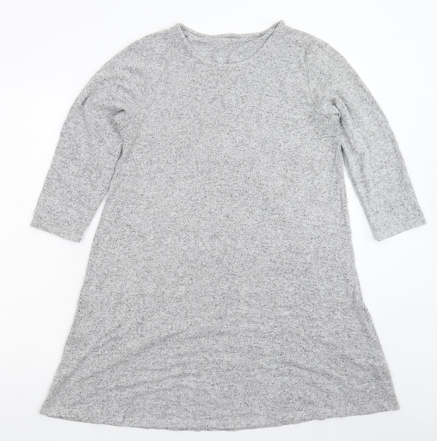 TU Womens Grey  Knit Jumper Dress  Size 12