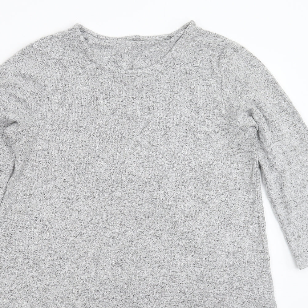 TU Womens Grey  Knit Jumper Dress  Size 12