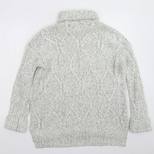 Divided Womens Grey  Knit Pullover Jumper Size M