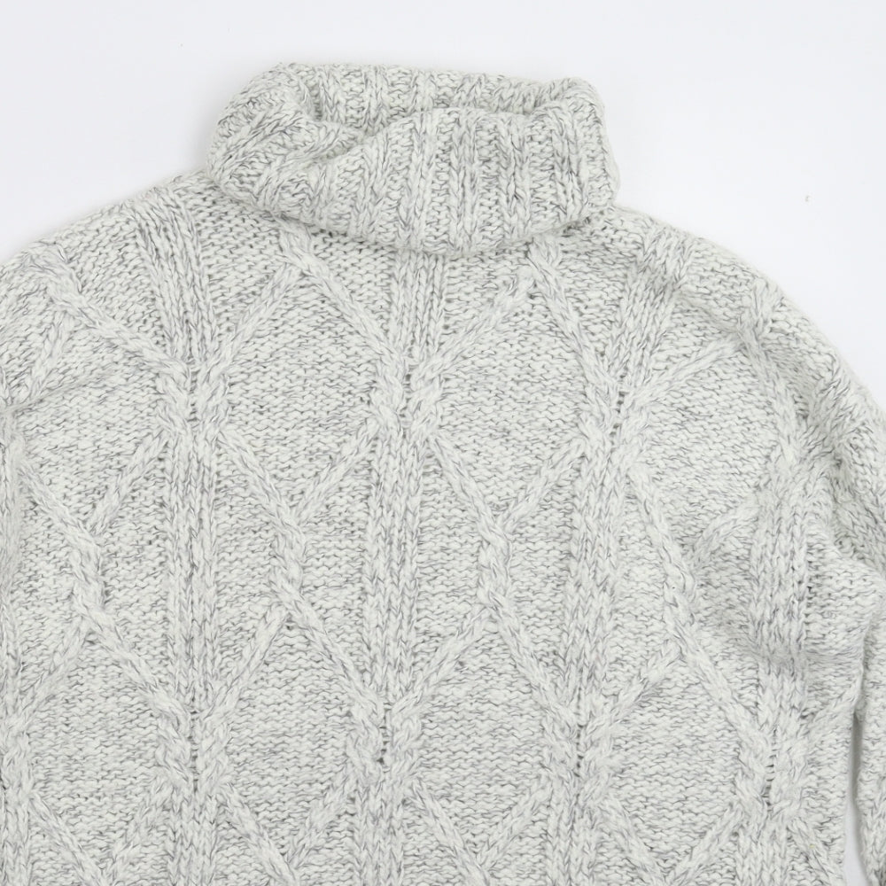 Divided Womens Grey  Knit Pullover Jumper Size M