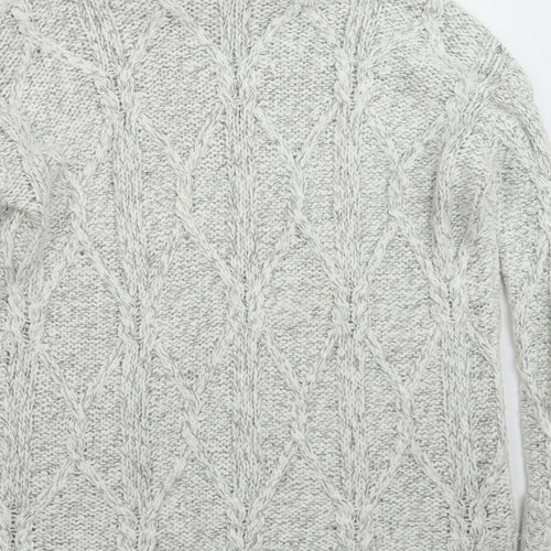 Divided Womens Grey  Knit Pullover Jumper Size M