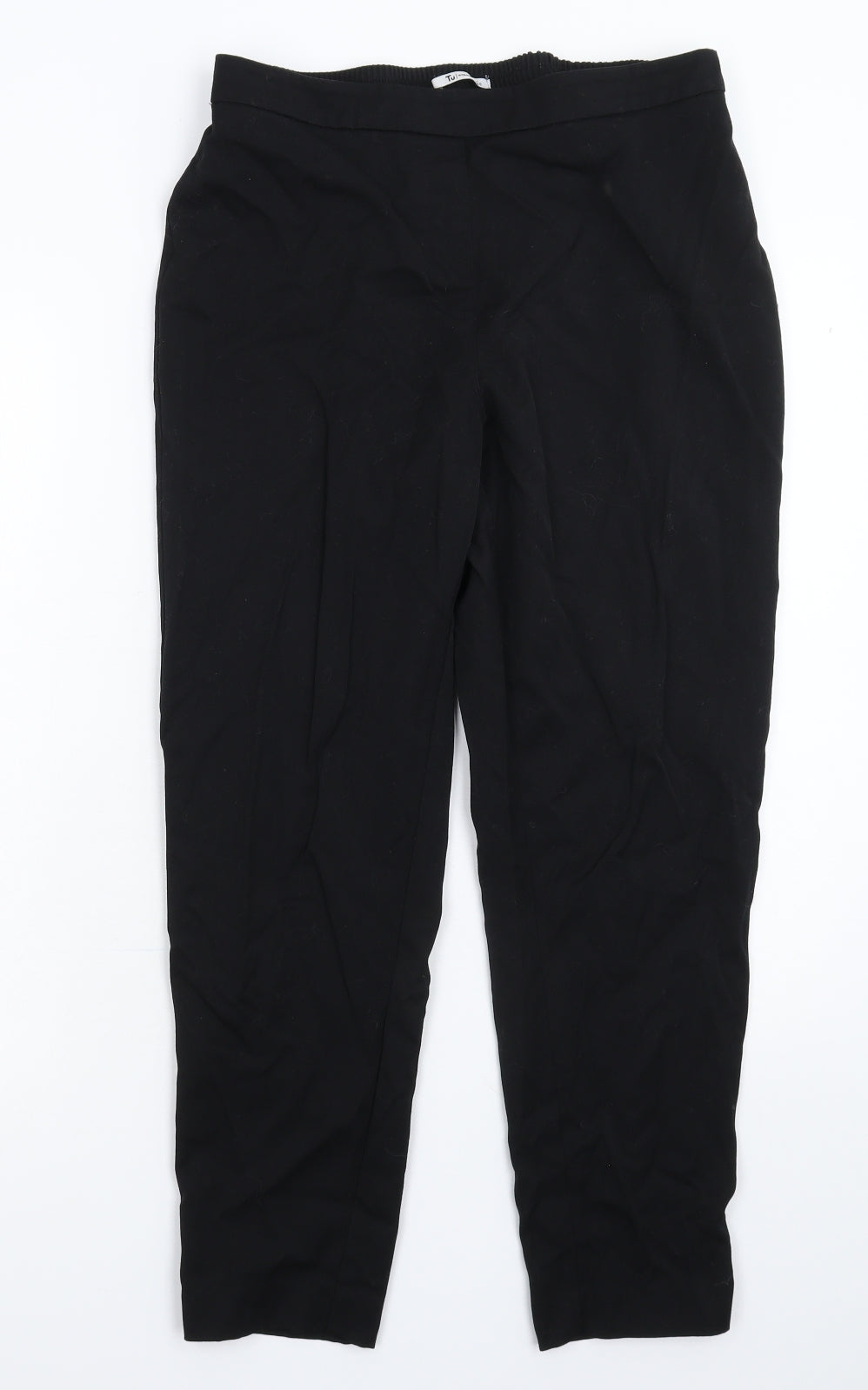 TU Womens Black   Trousers  Size 12 L26 in
