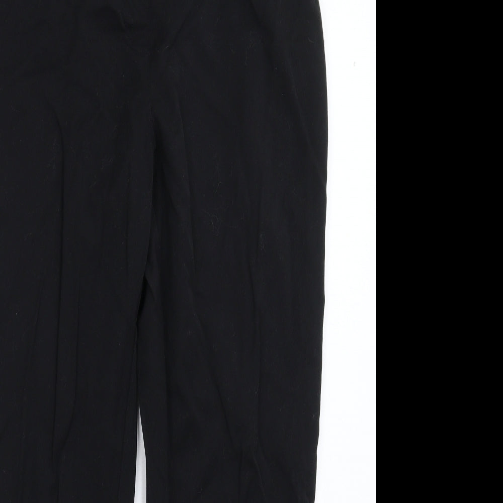 TU Womens Black   Trousers  Size 12 L26 in