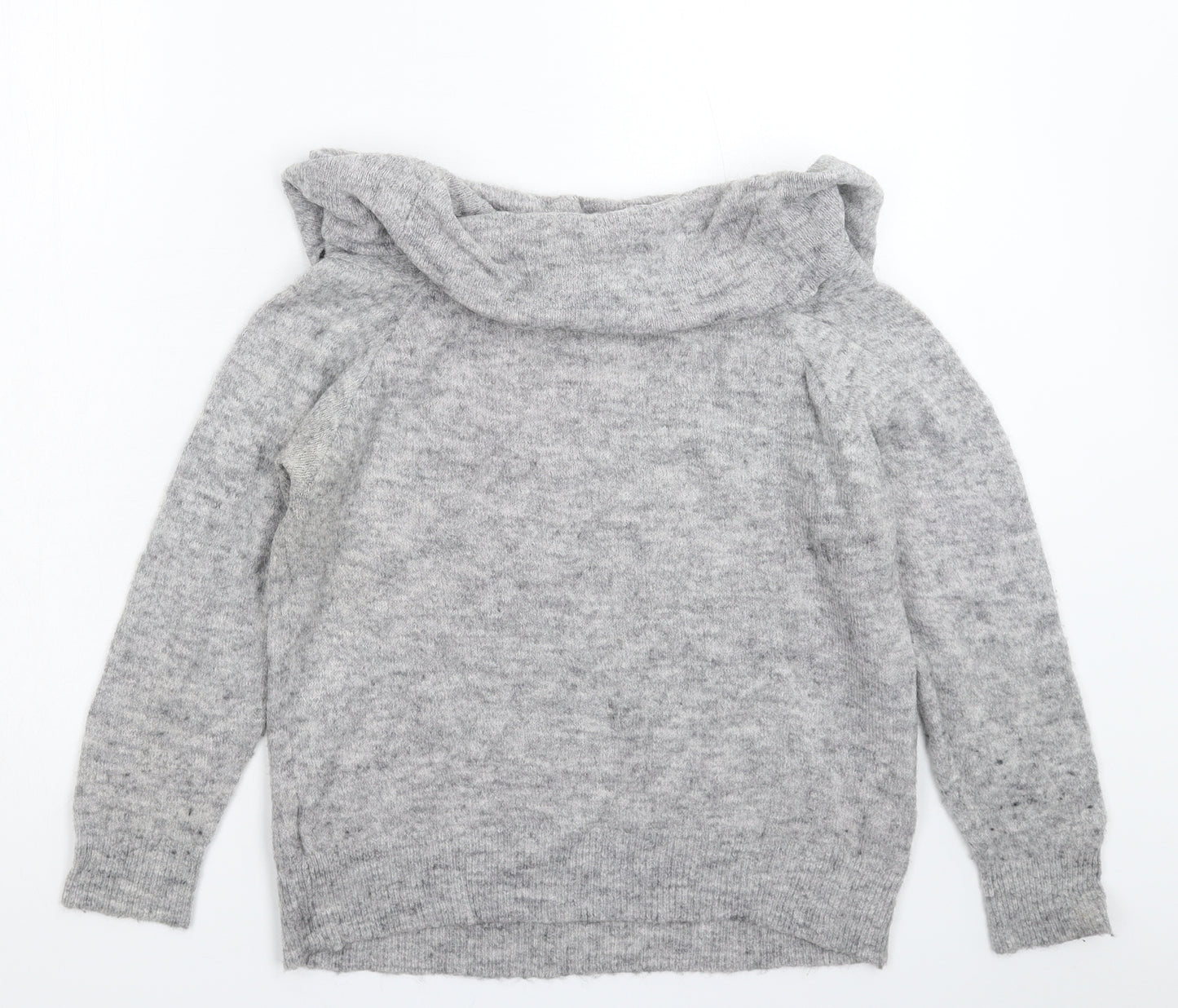 Divided Womens Grey  Knit Pullover Jumper Size M