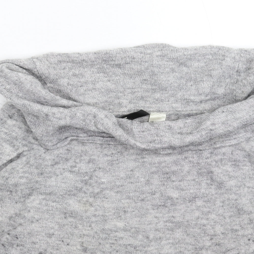 Divided Womens Grey  Knit Pullover Jumper Size M