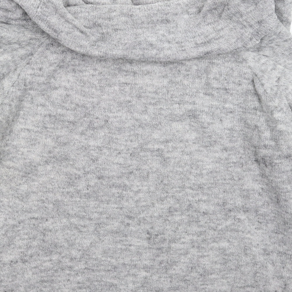 Divided Womens Grey  Knit Pullover Jumper Size M
