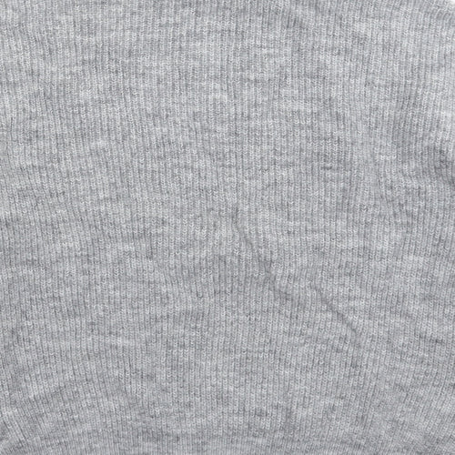 Mango Womens Grey  Knit Pullover Jumper Size S