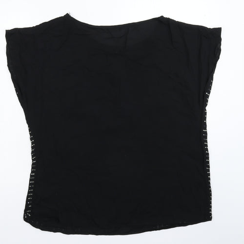 F&F Womens Black   Basic Blouse Size 10