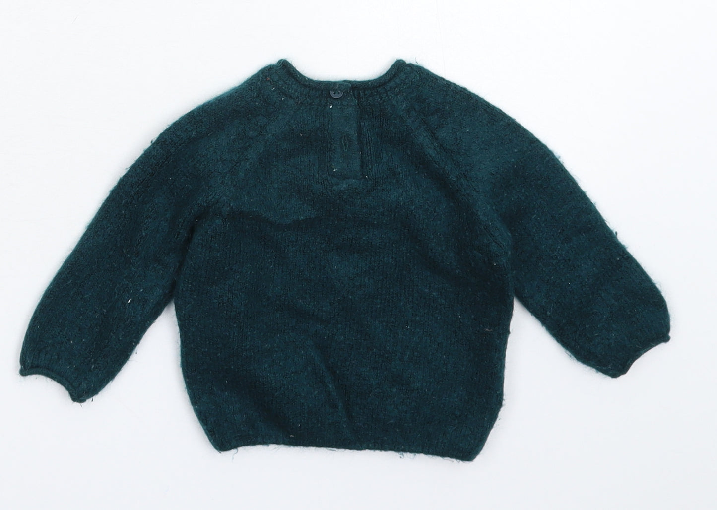Marks and Spencer Baby Blue  Knit Pullover Jumper Size 6-9 Months