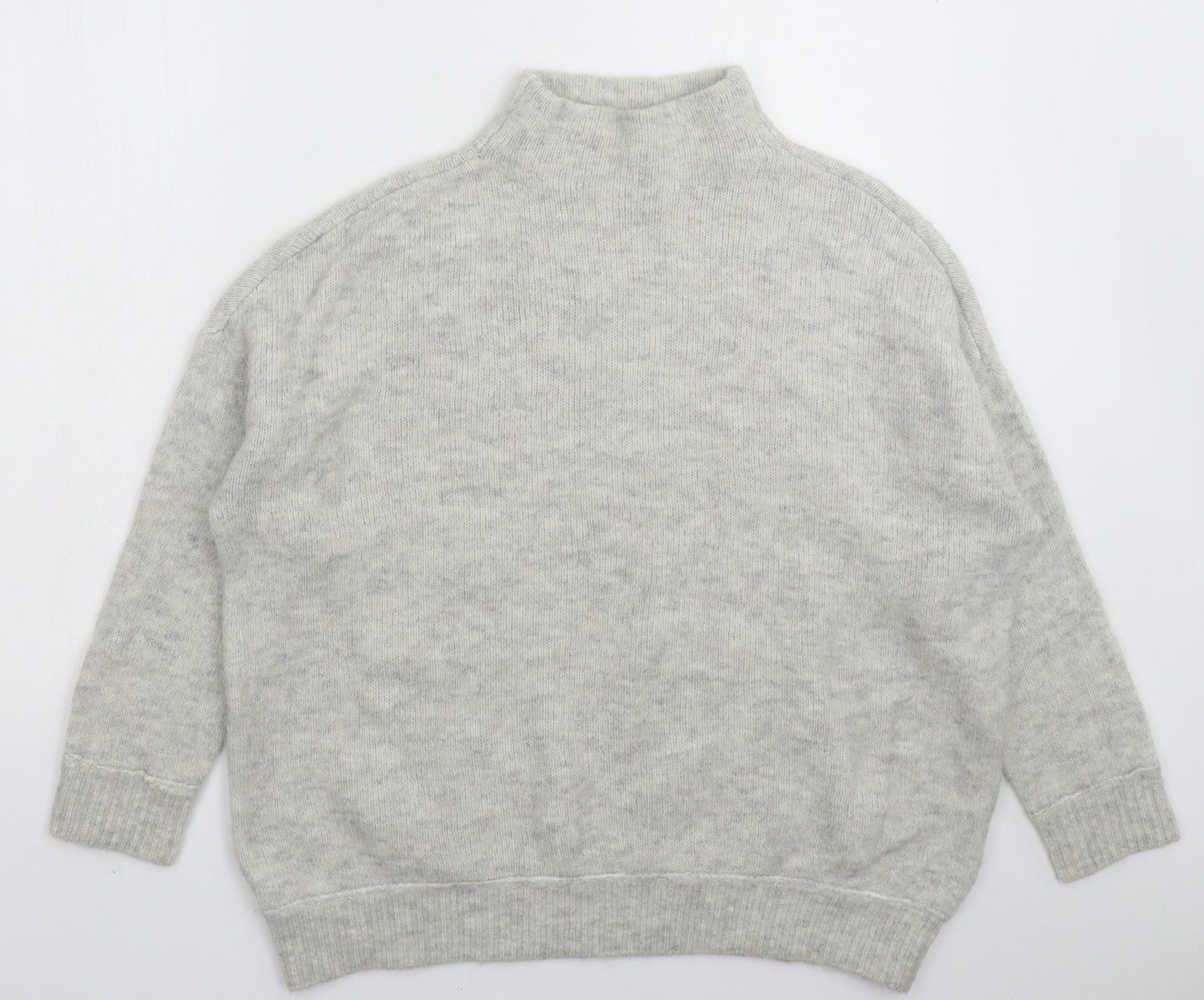 H&M Womens Grey  Knit Pullover Jumper Size M  - Oversized