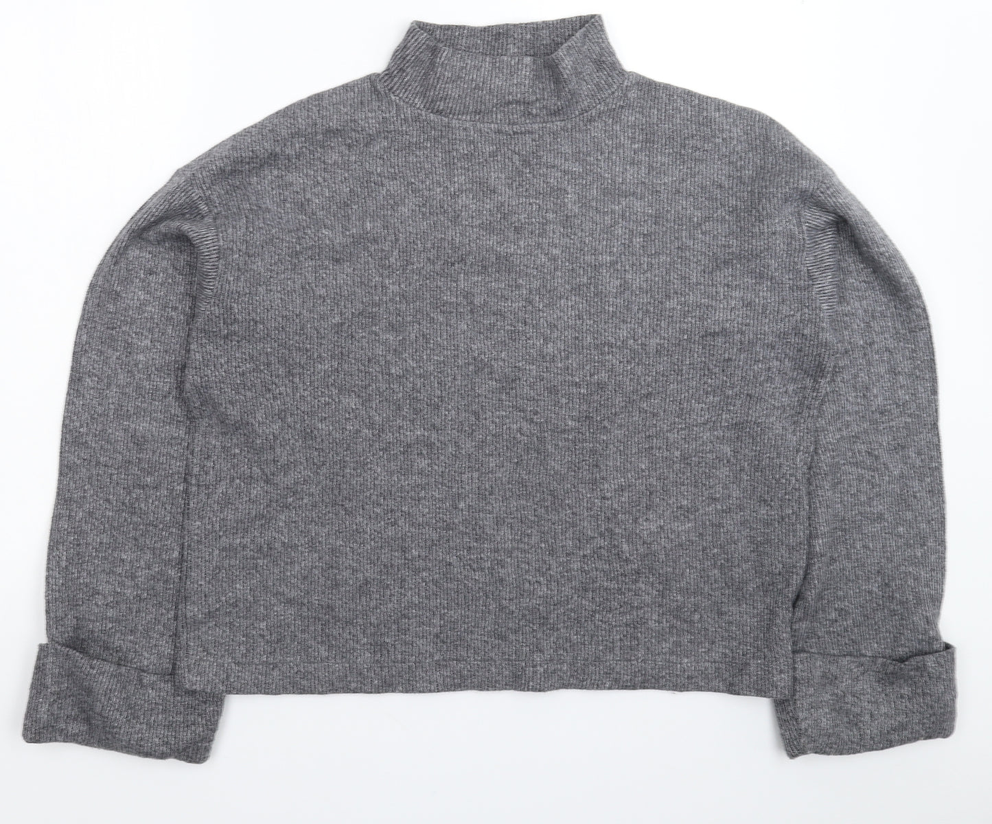 Zara Womens Grey  Knit Pullover Jumper Size M