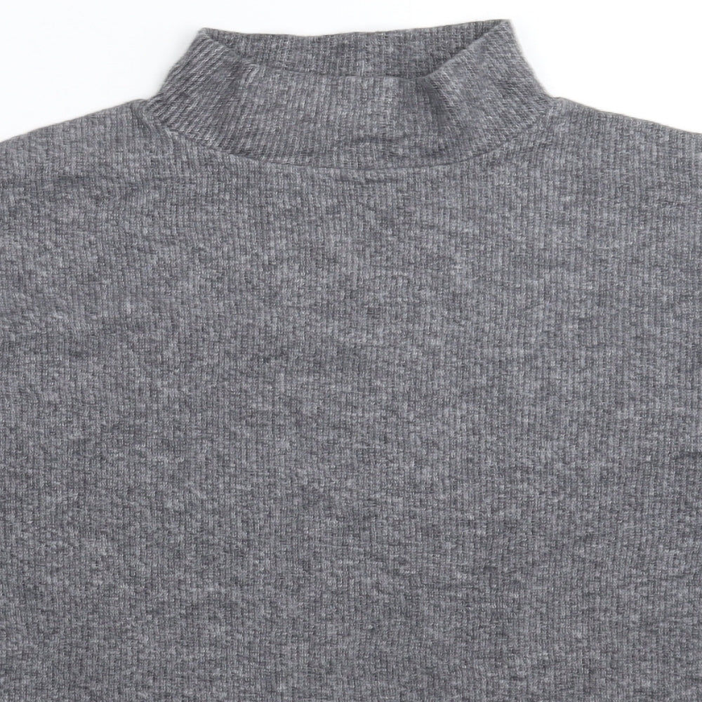 Zara Womens Grey  Knit Pullover Jumper Size M