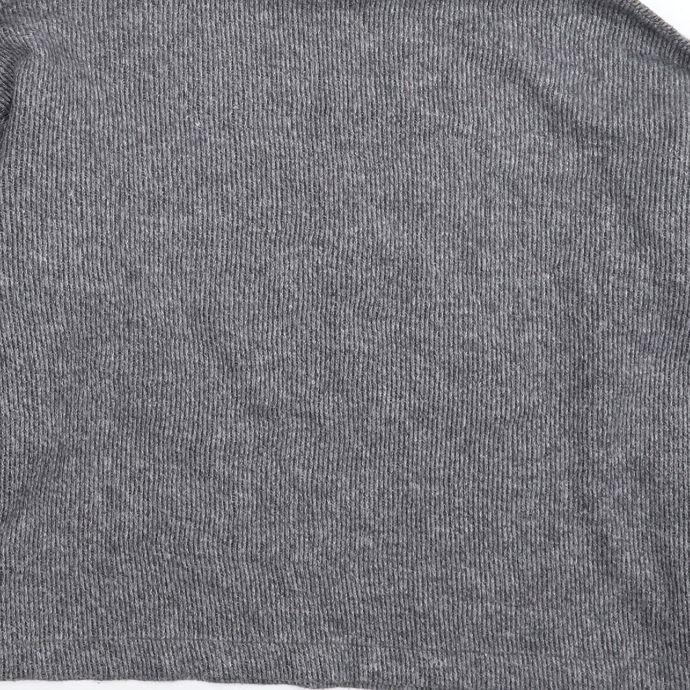 Zara Womens Grey  Knit Pullover Jumper Size M