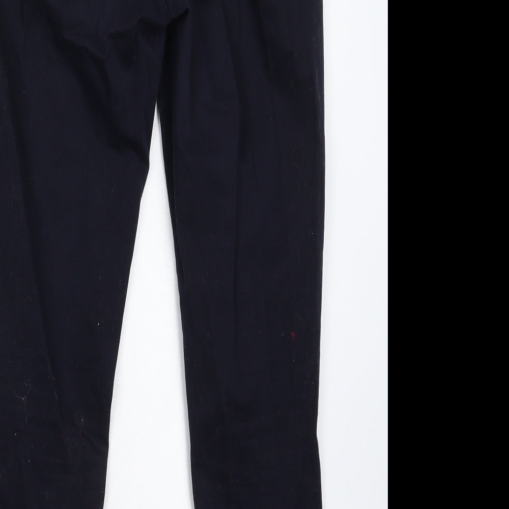 H&M Womens Blue   Trousers  Size 12 L26 in
