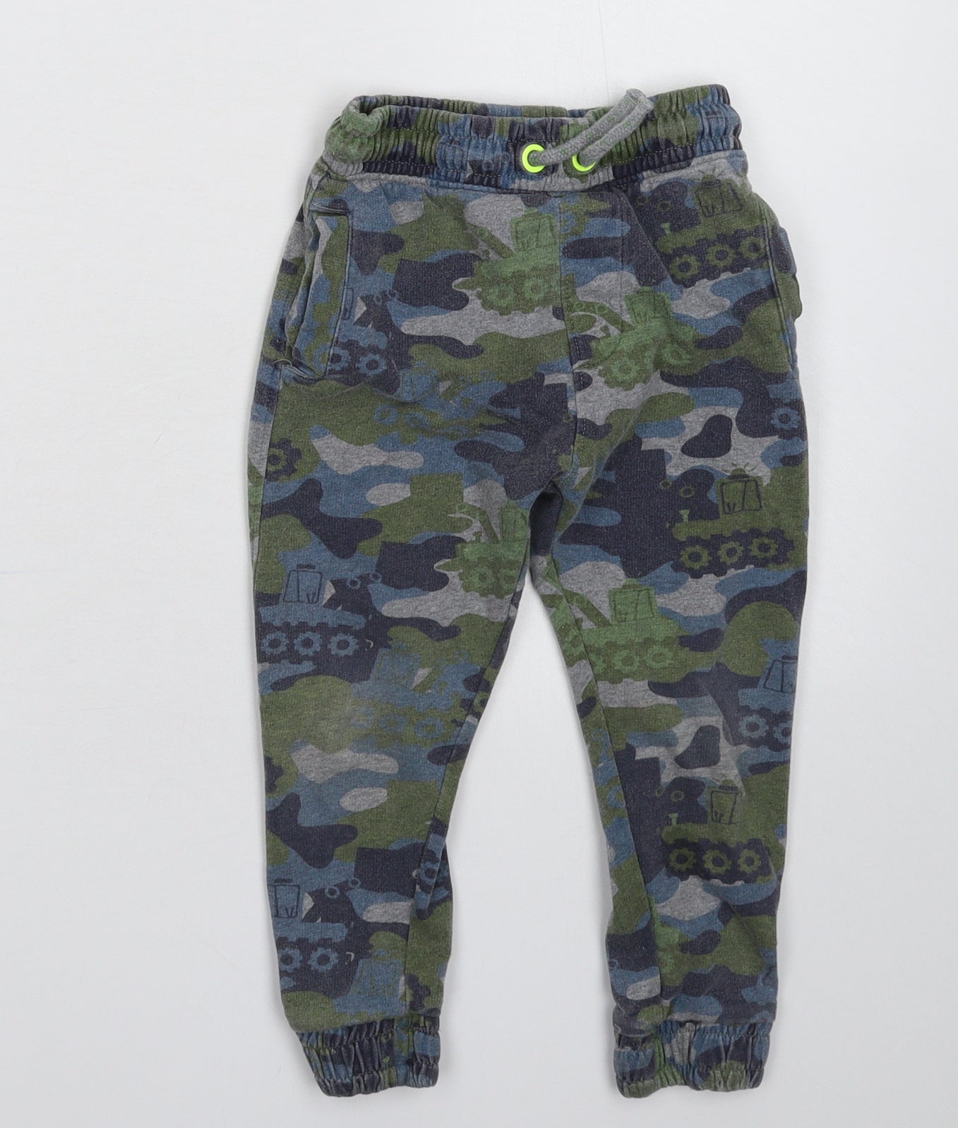 George Boys Multicoloured Camouflage  Jogger Trousers Size 2-3 Years
