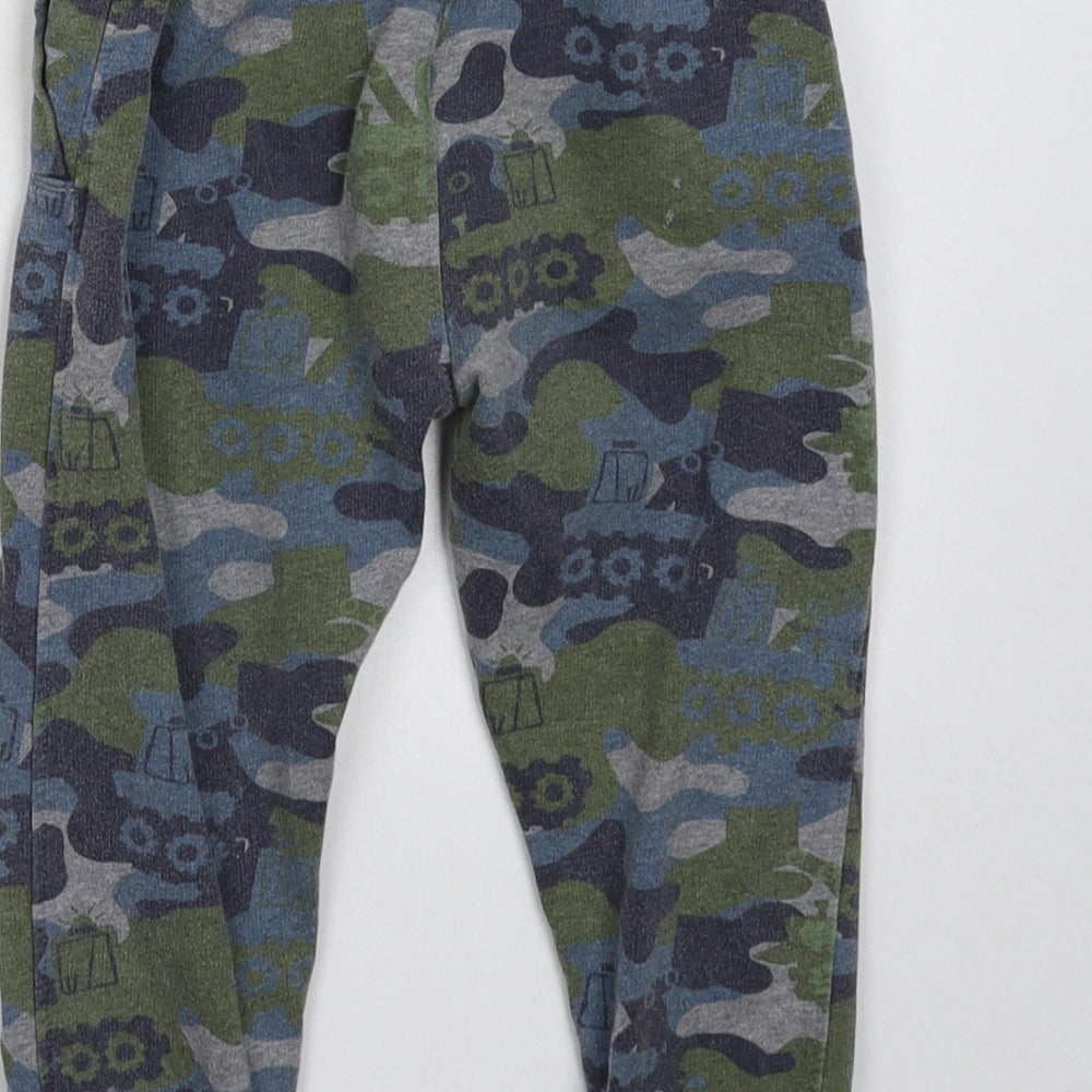 George Boys Multicoloured Camouflage  Jogger Trousers Size 2-3 Years