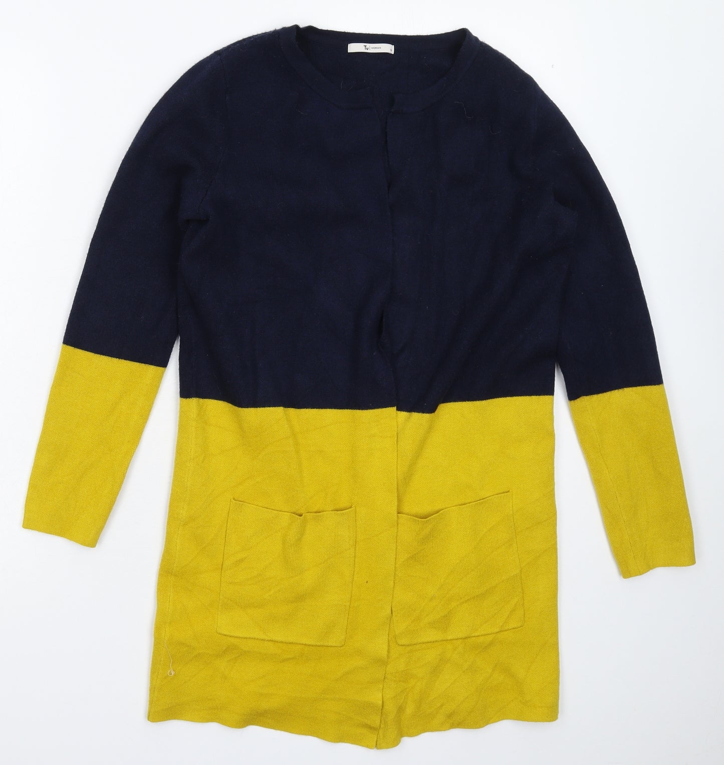 TU Womens Multicoloured  Knit Cardigan Jumper Size 10