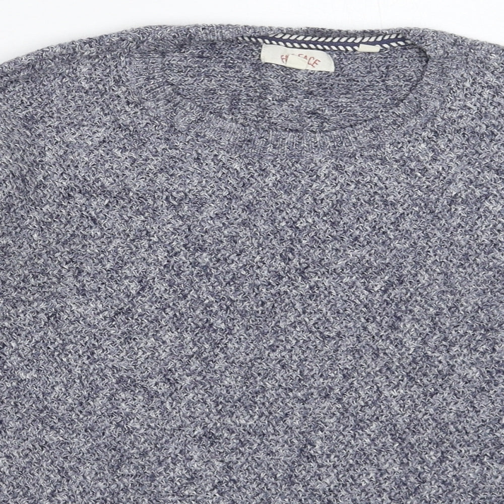 Fat Face Womens Blue  Knit Pullover Jumper Size 6