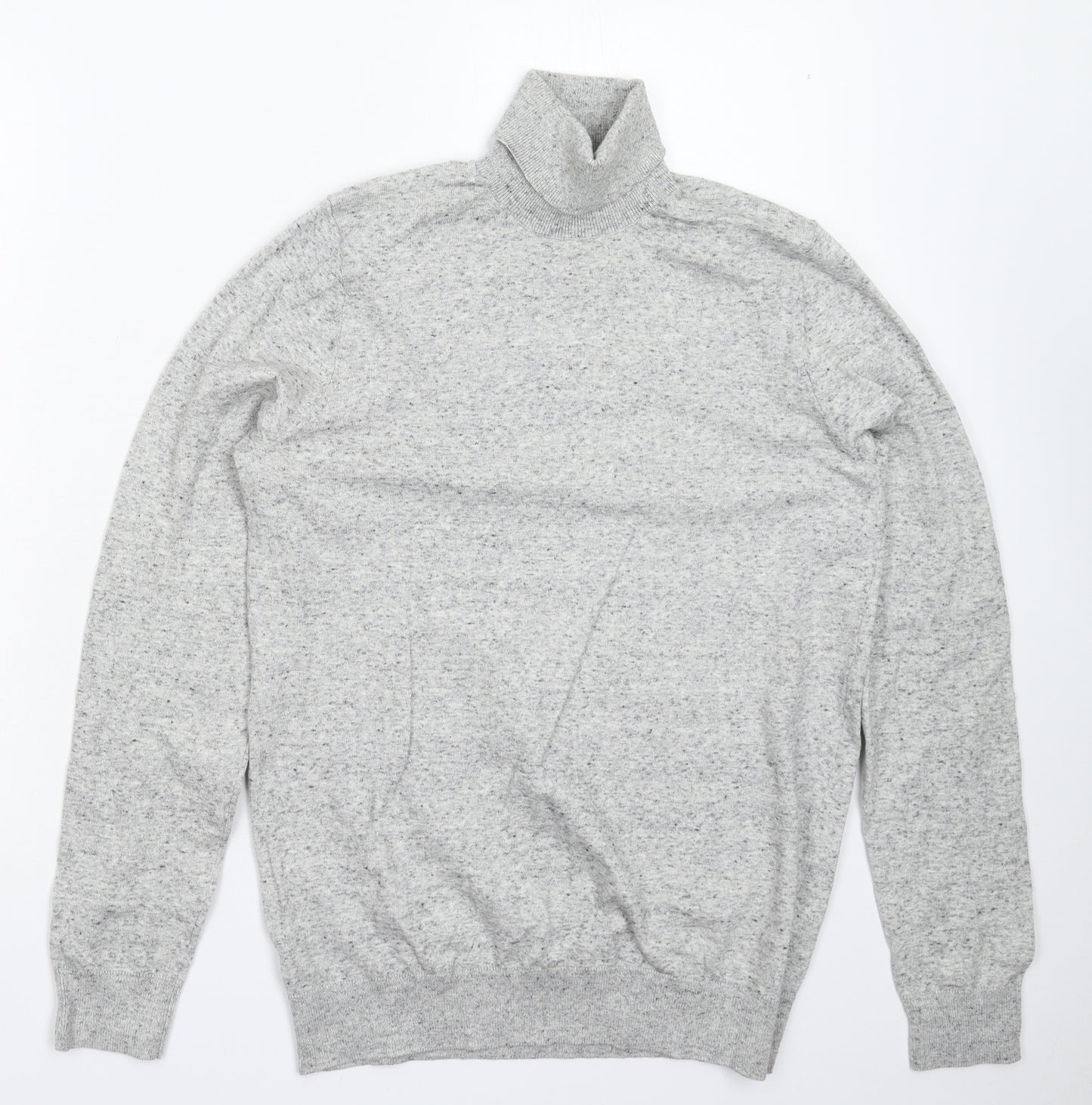 Marks and Spencer Mens Grey  Knit Pullover Jumper Size S