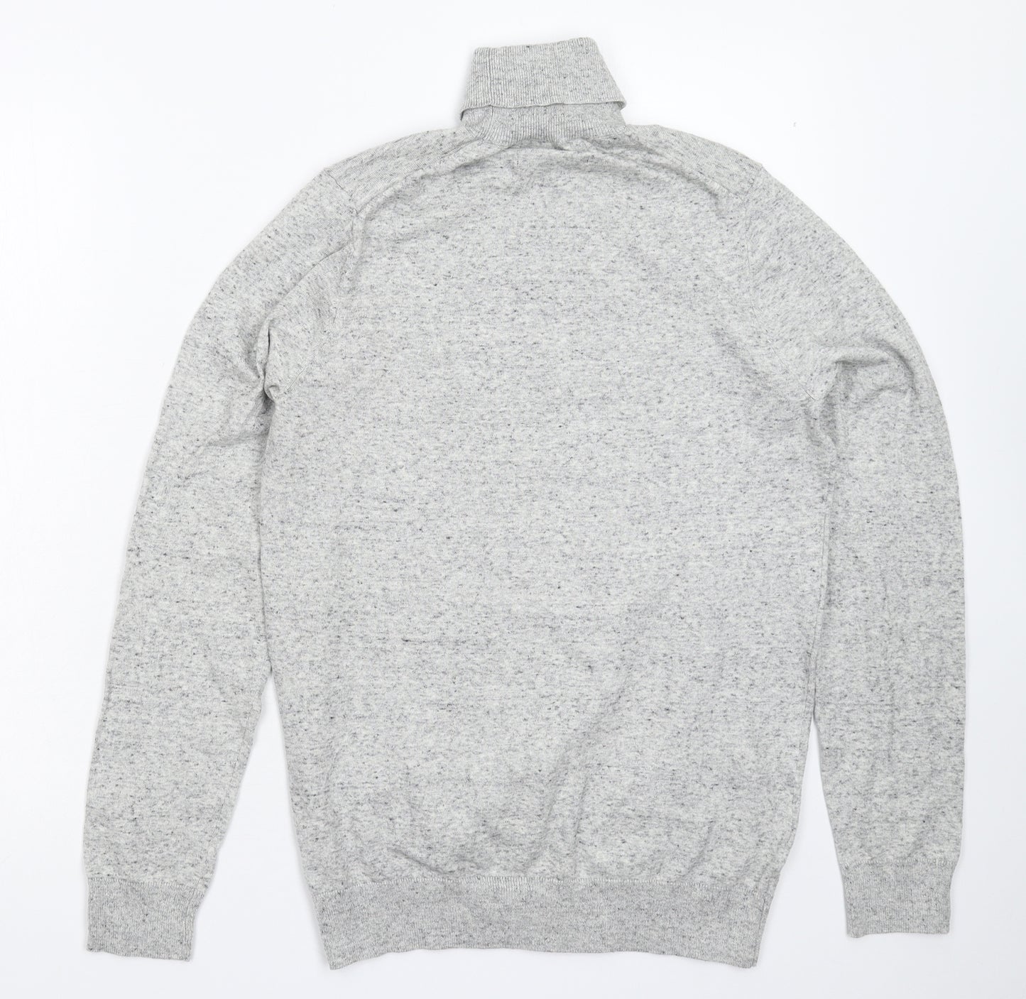 Marks and Spencer Mens Grey  Knit Pullover Jumper Size S