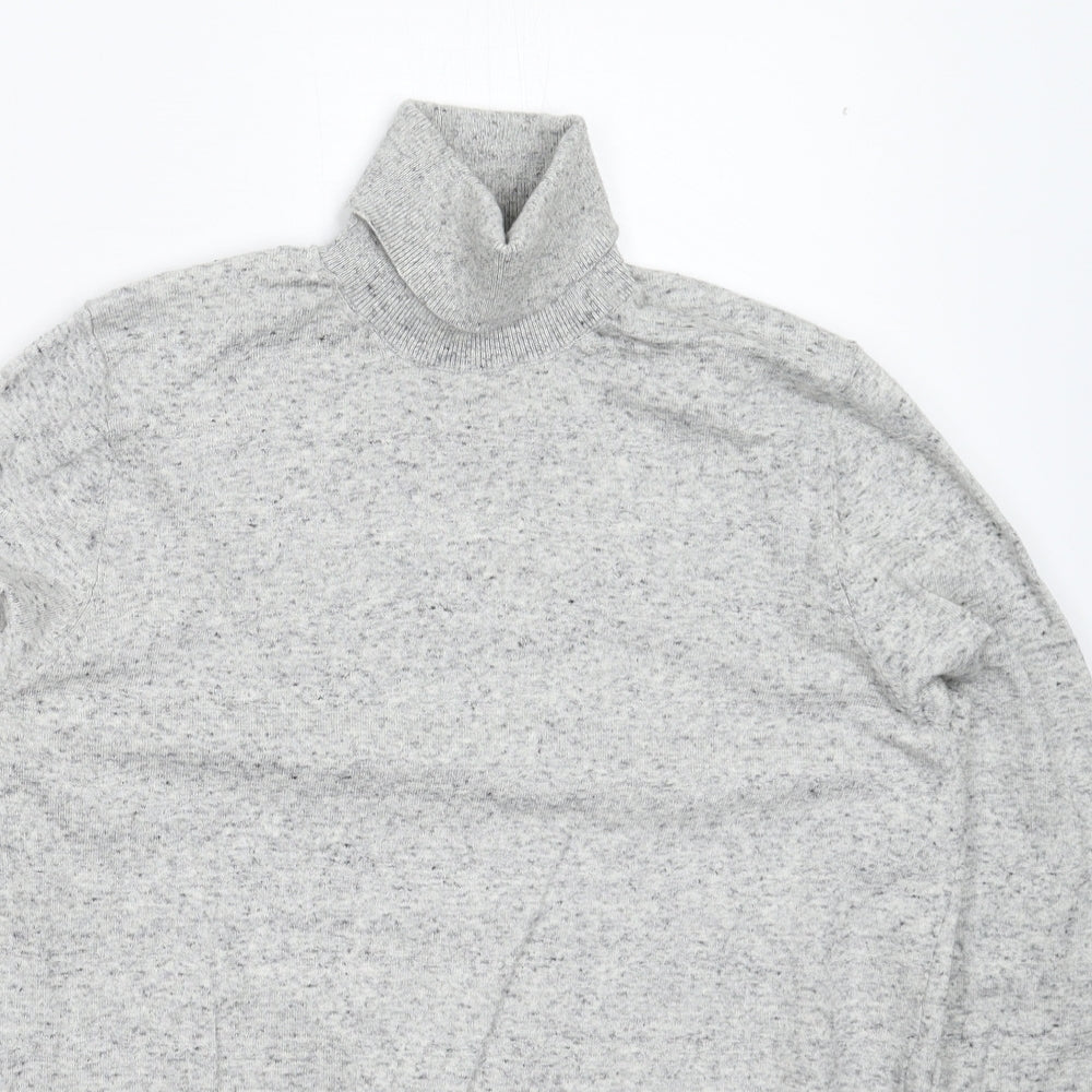 Marks and Spencer Mens Grey  Knit Pullover Jumper Size S