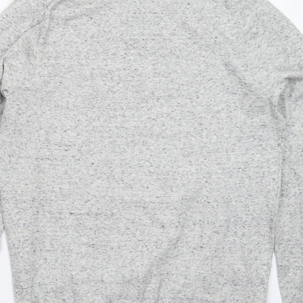 Marks and Spencer Mens Grey  Knit Pullover Jumper Size S