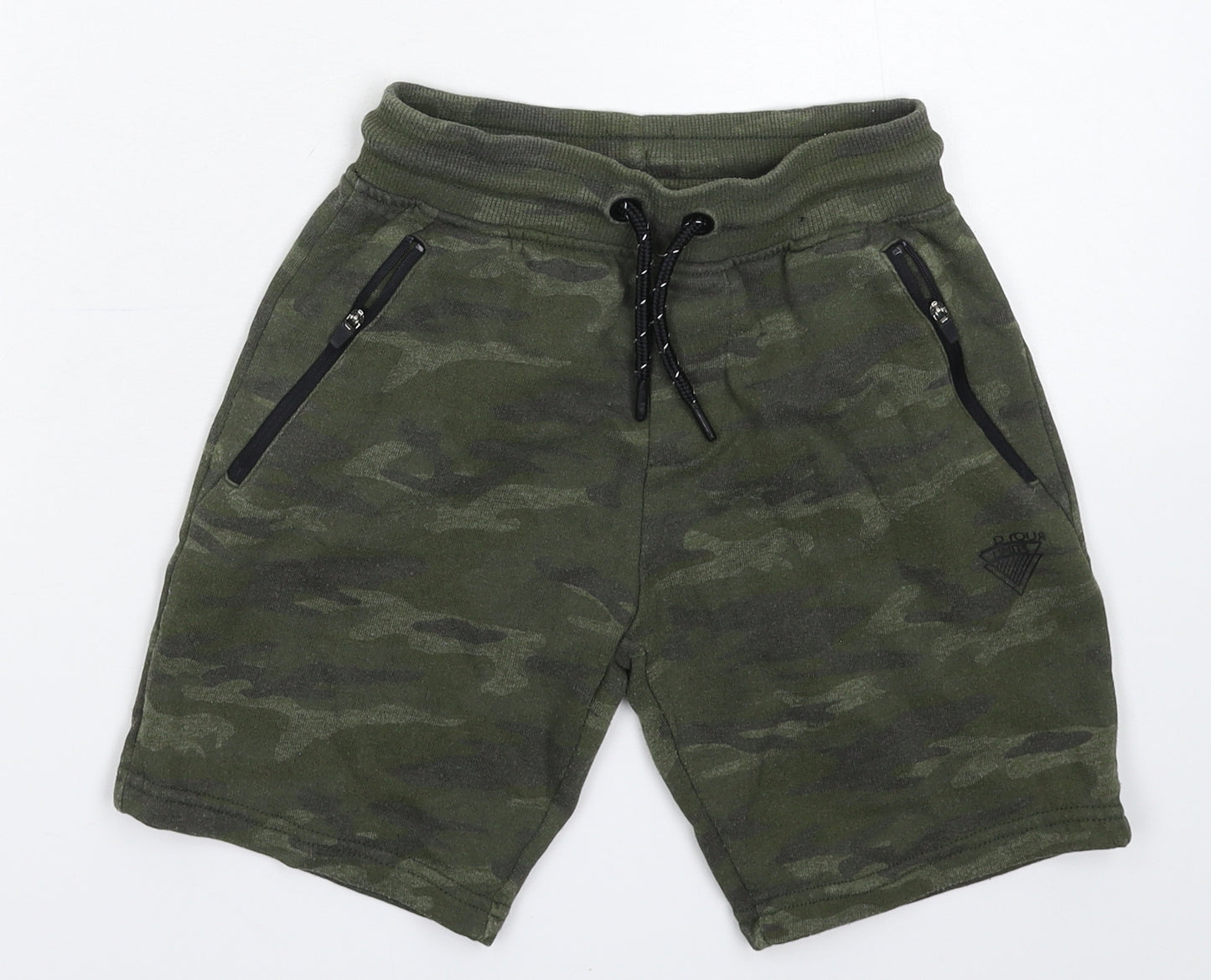 George Boys Multicoloured Camouflage  Sweat Shorts Size 8-9 Years