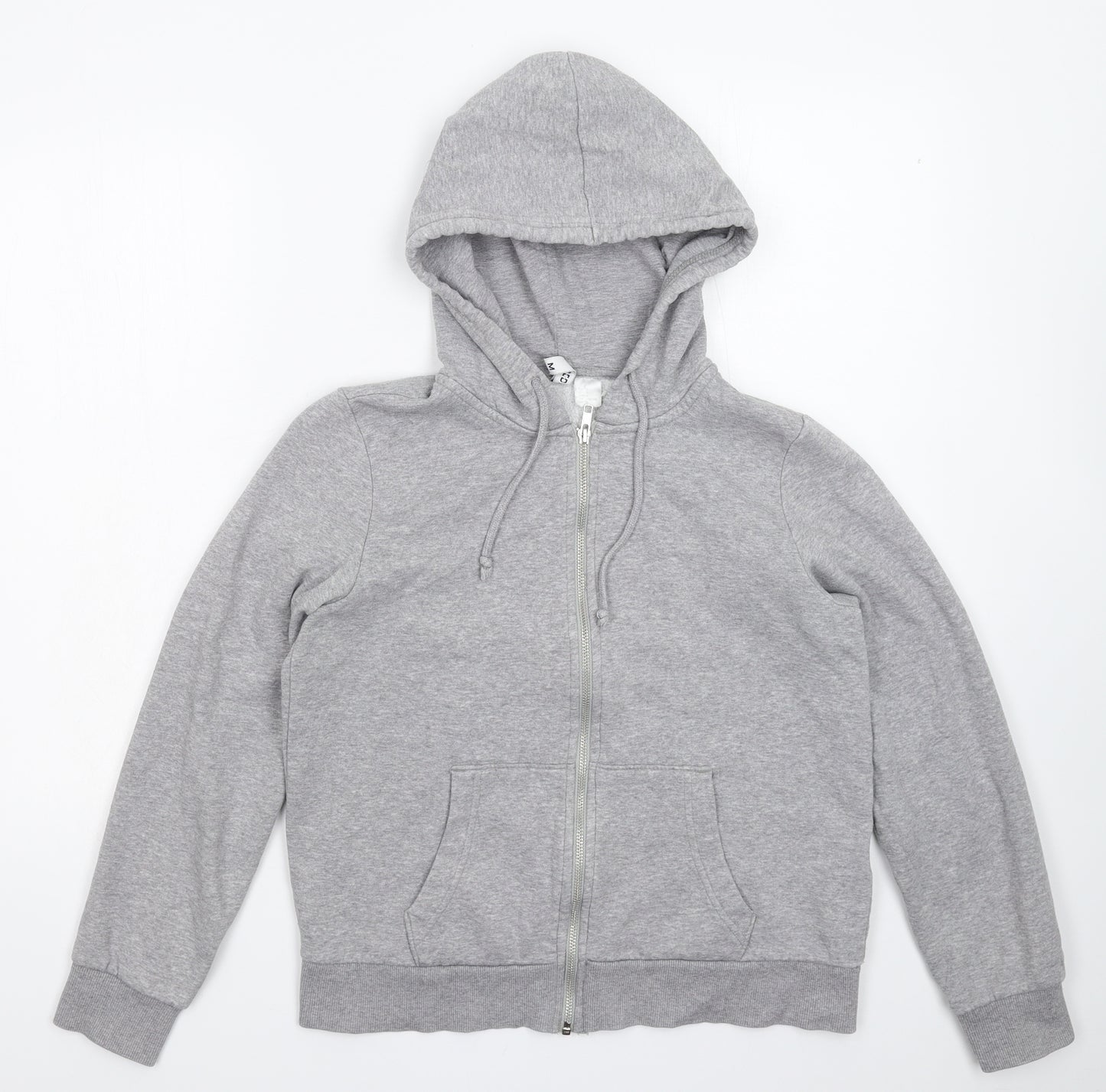 Divided Womens Grey   Full Zip Hoodie Size M