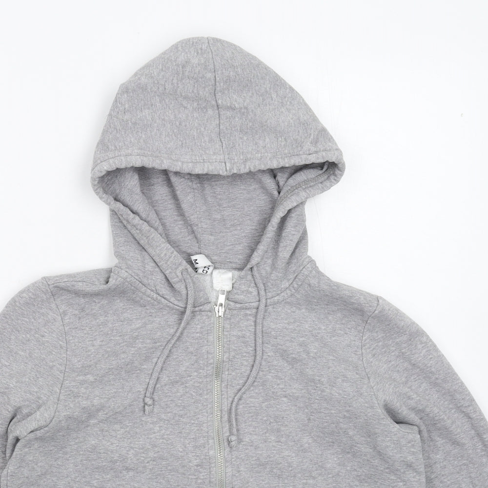 Divided Womens Grey   Full Zip Hoodie Size M