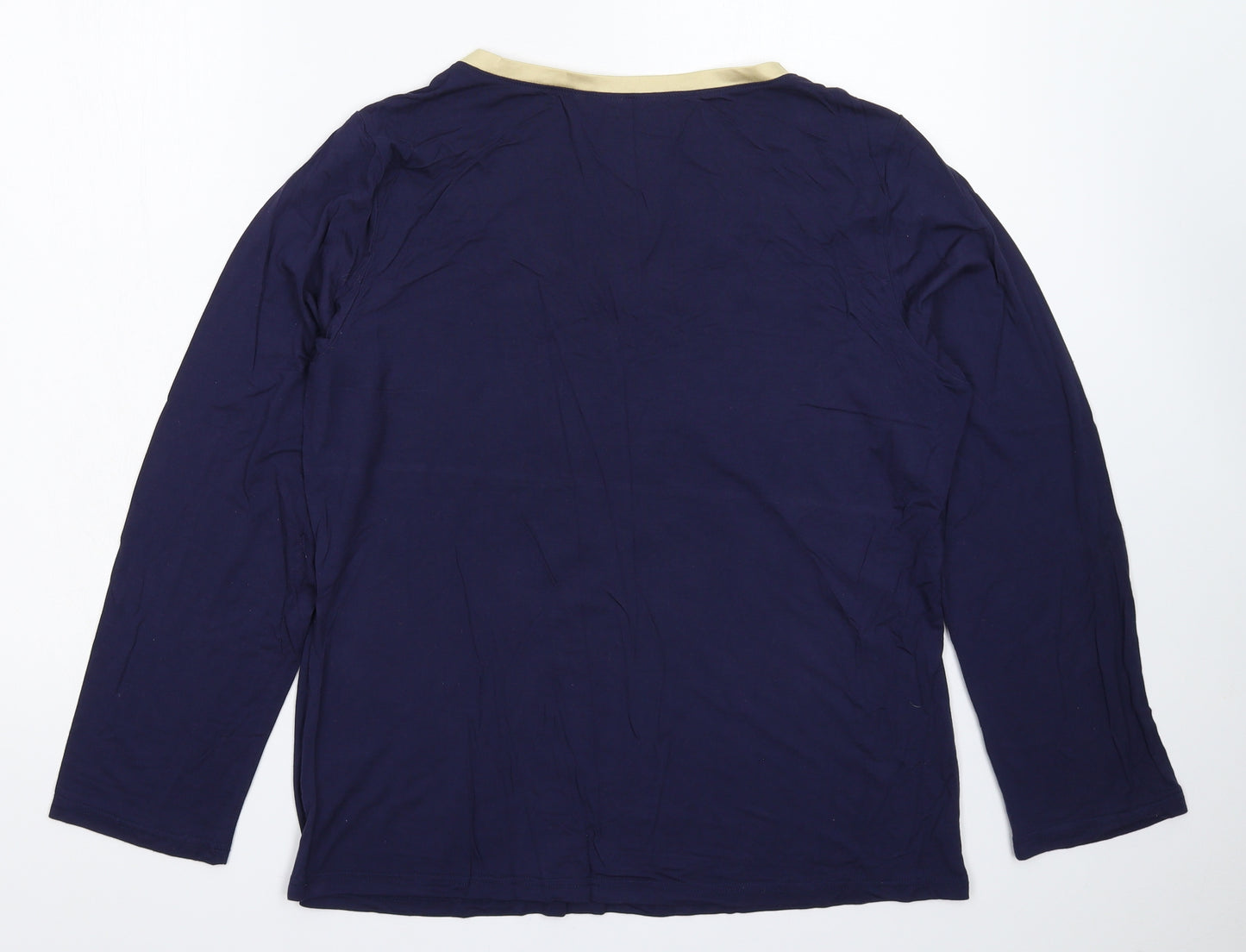 Latuza Womens Blue   Basic T-Shirt Size L