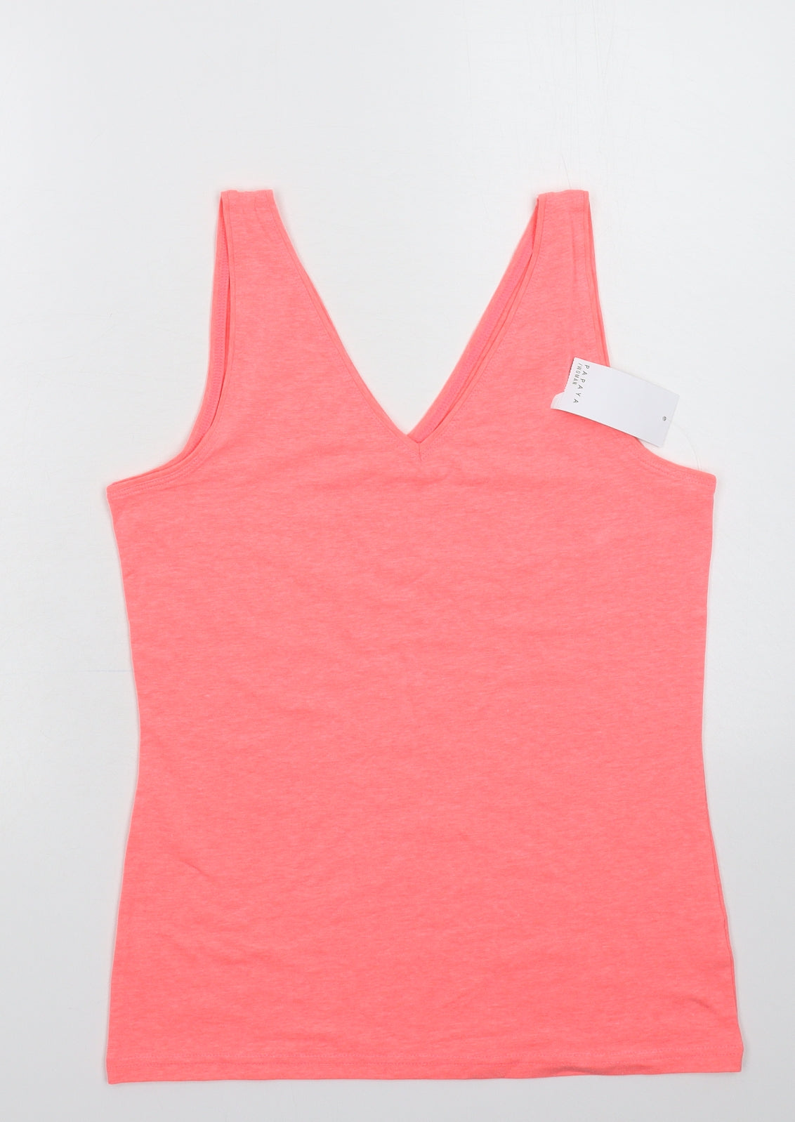 Papaya Womens Pink   Basic Tank Size 14