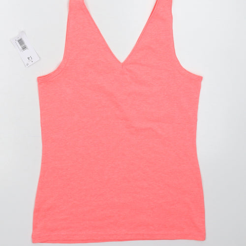 Papaya Womens Pink   Basic Tank Size 14