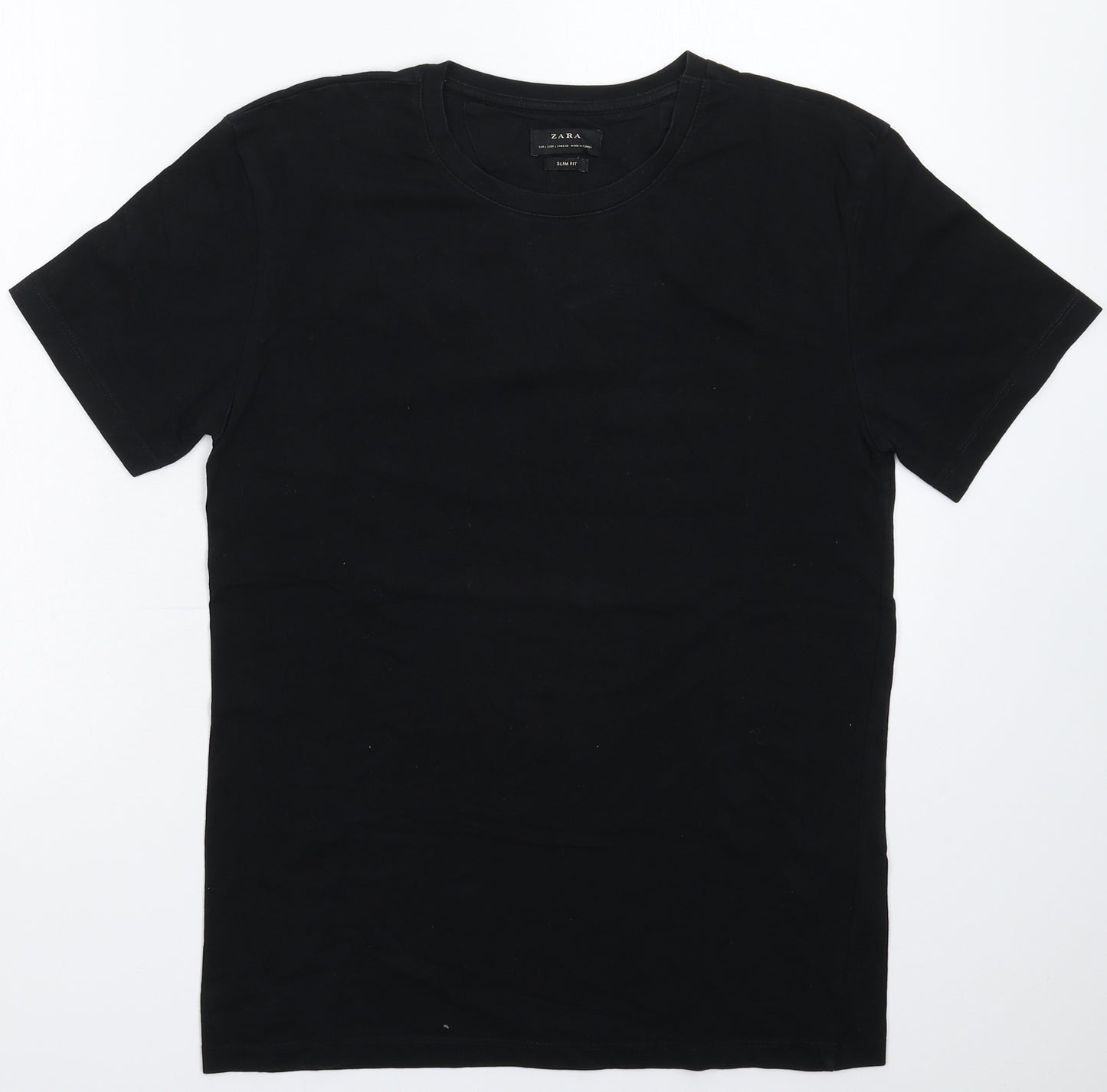 Zara Mens Black    T-Shirt Size M