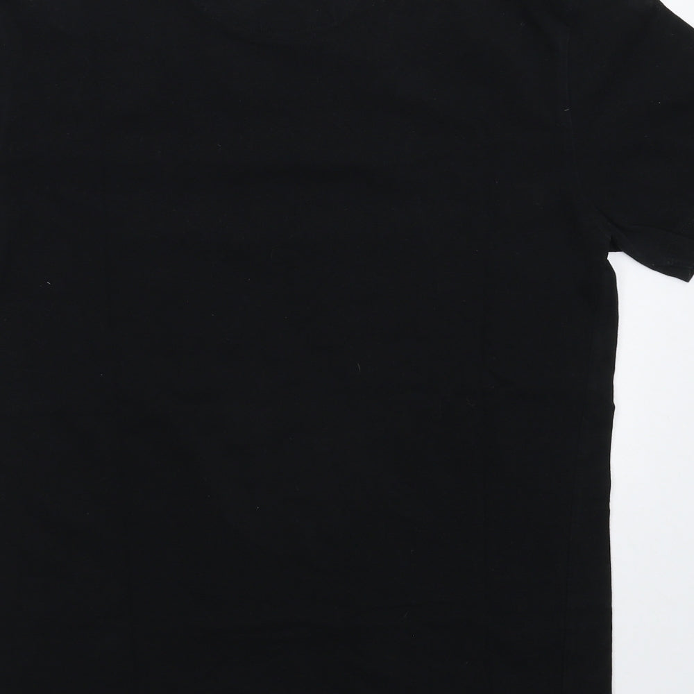 Zara Mens Black    T-Shirt Size M