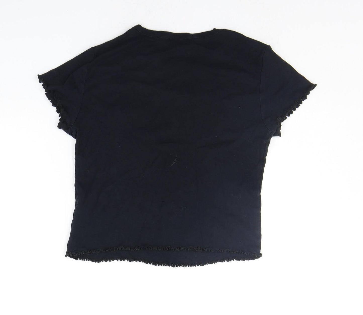 Topshop Womens Blue   Basic T-Shirt Size 10