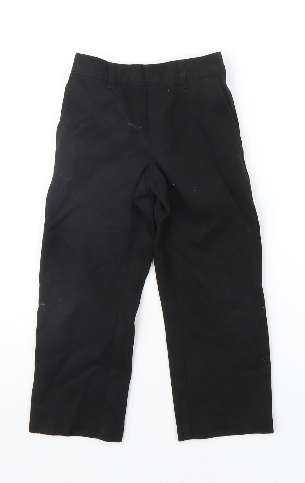 George Boys Black   Chino Trousers Size 3-4 Years