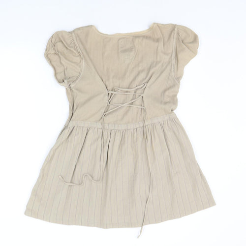 NEXT Womens Beige   T-Shirt Dress  Size 12