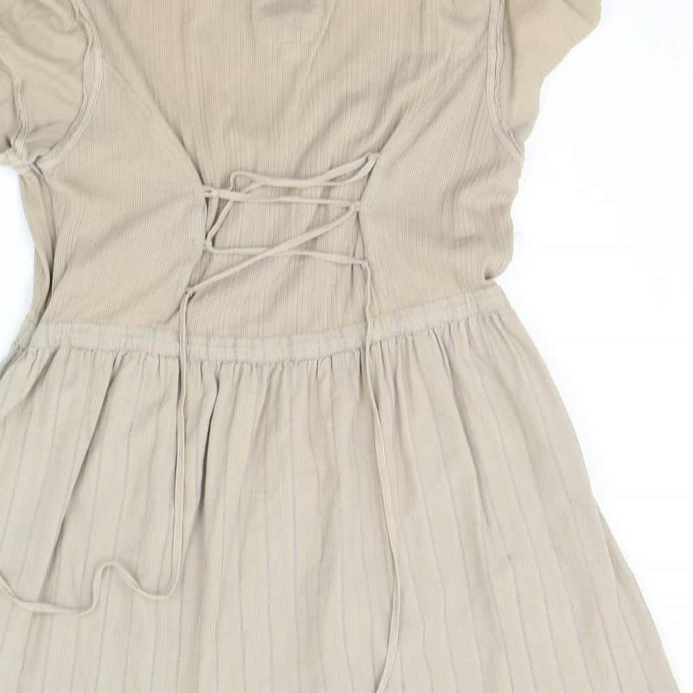 NEXT Womens Beige   T-Shirt Dress  Size 12