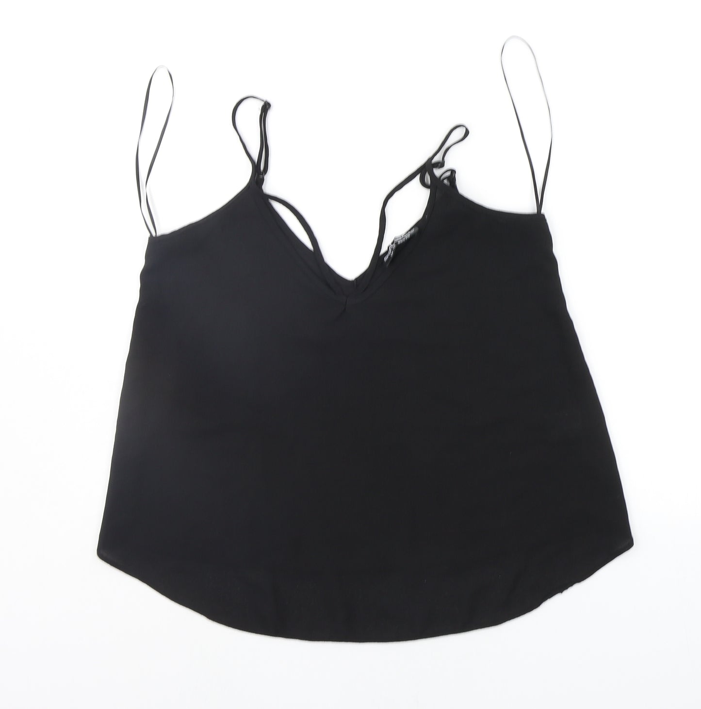Select Womens Black   Basic Tank Size 10