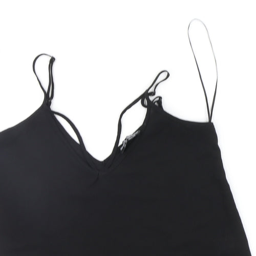Select Womens Black   Basic Tank Size 10