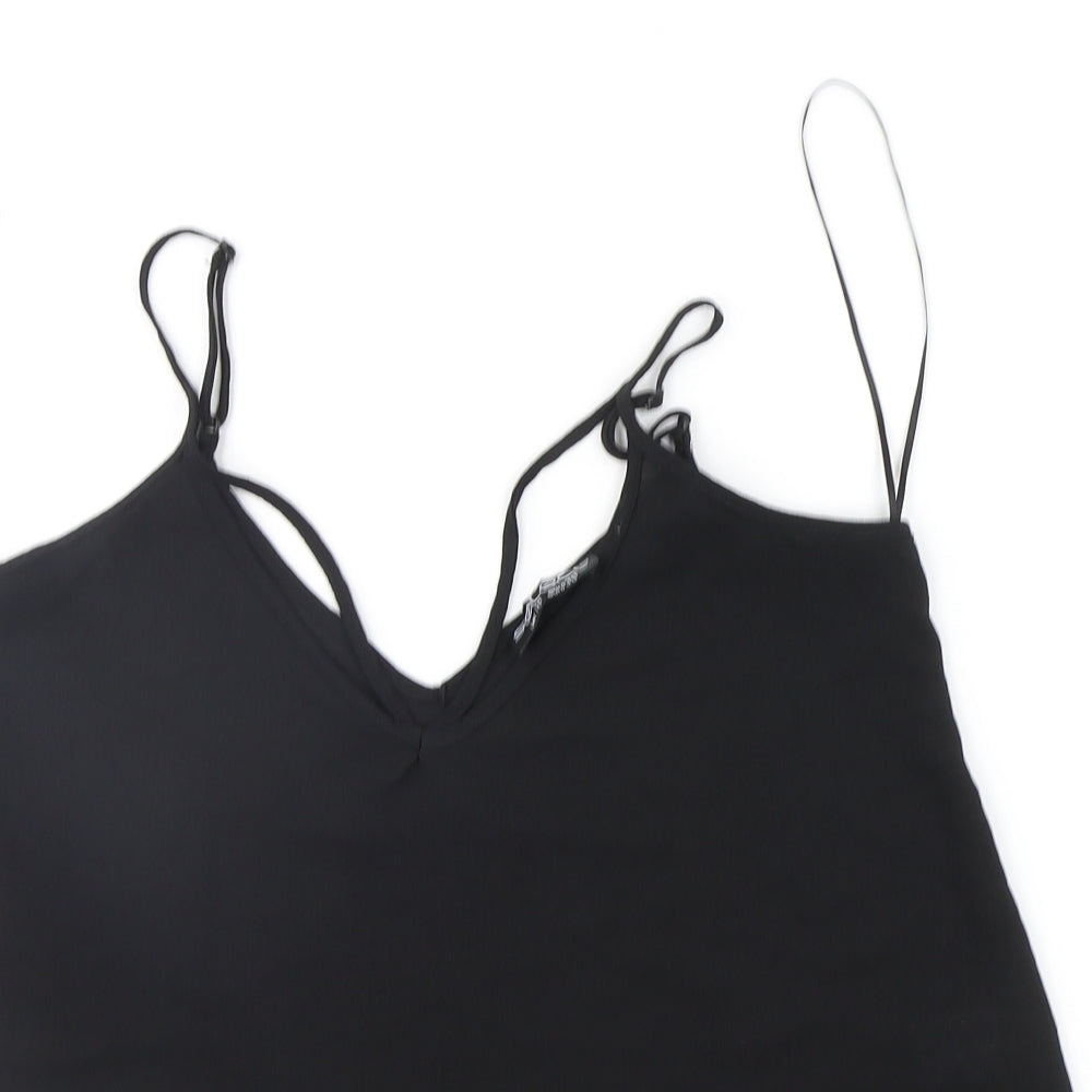 Select Womens Black   Basic Tank Size 10