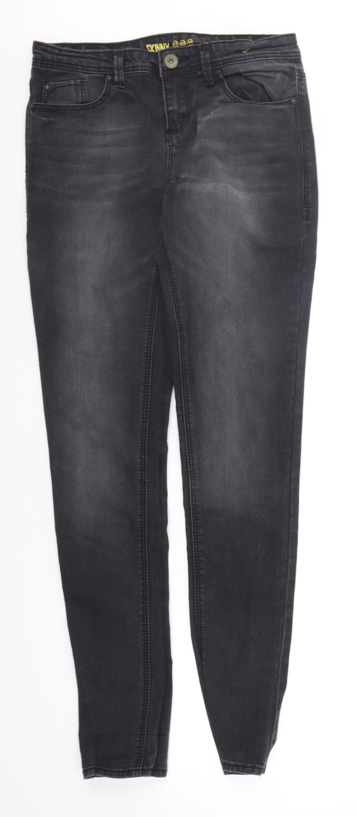denim Co Womens Black Straight Jeans Size 12 L31 in