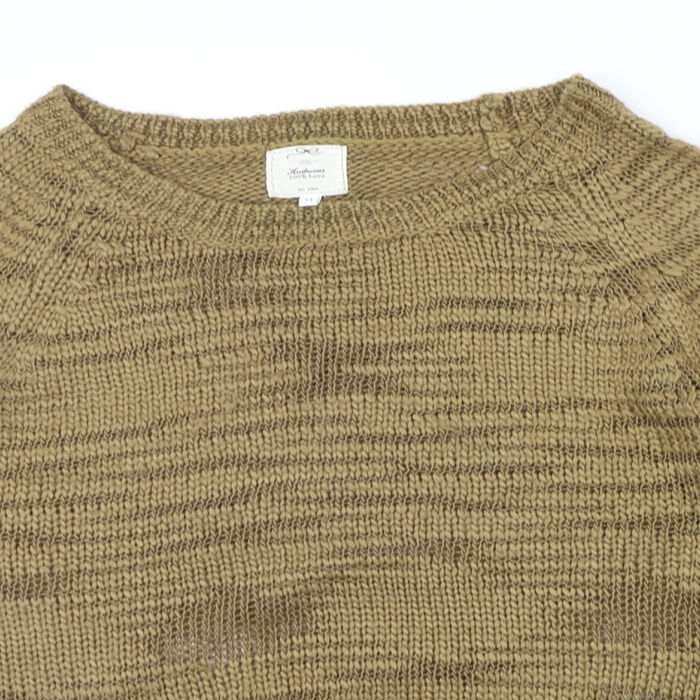 New Look Womens Beige   Pullover Jumper Size 14