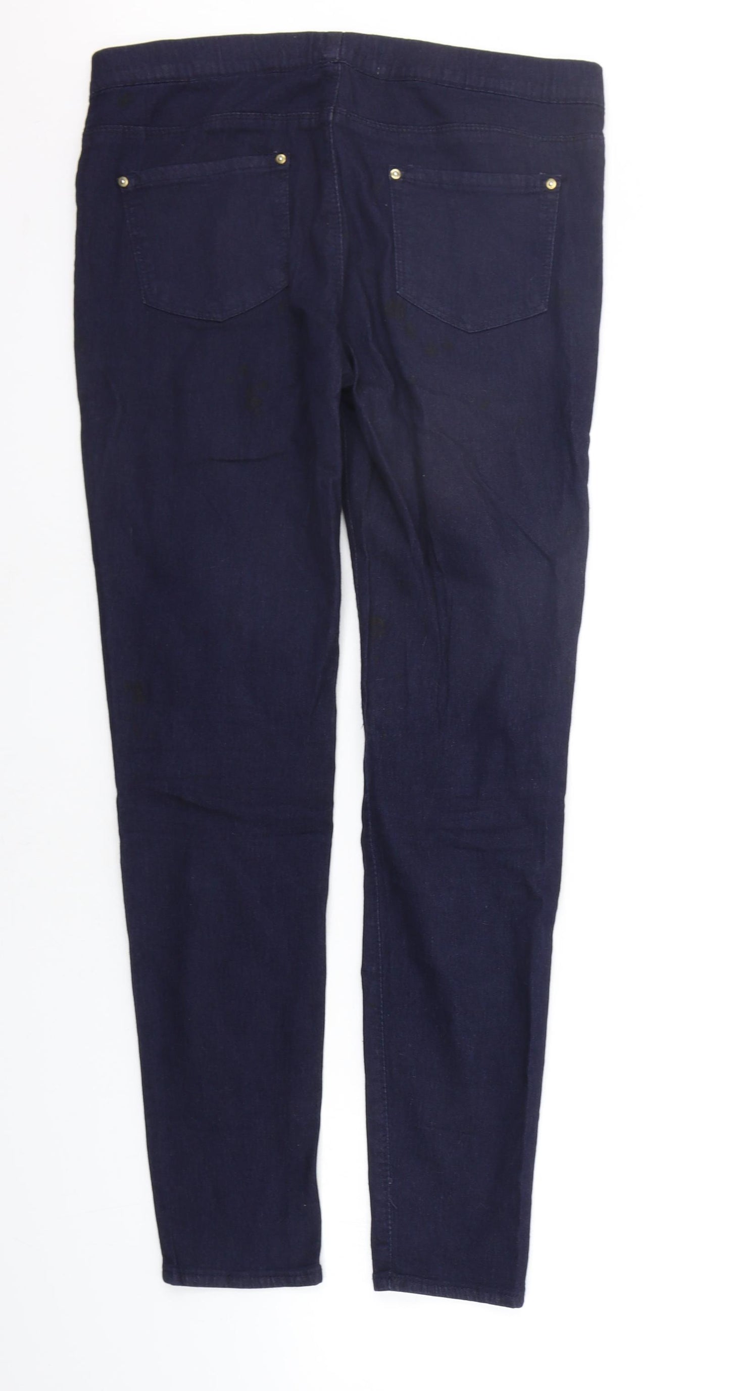 denim Co Womens Blue Ikat  Jegging Leggings Size 12 L29 in