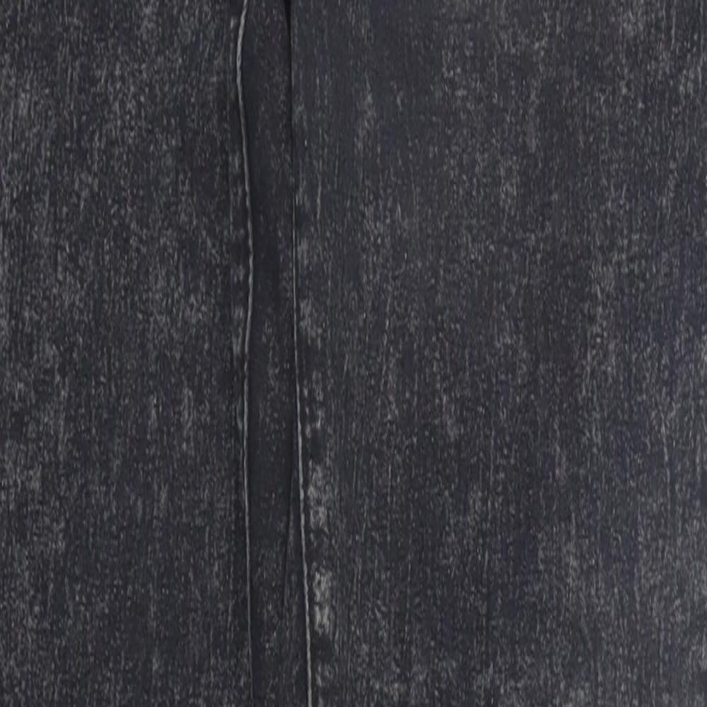 Denim & Co. Womens Grey   Jegging Leggings Size 12 L28 in