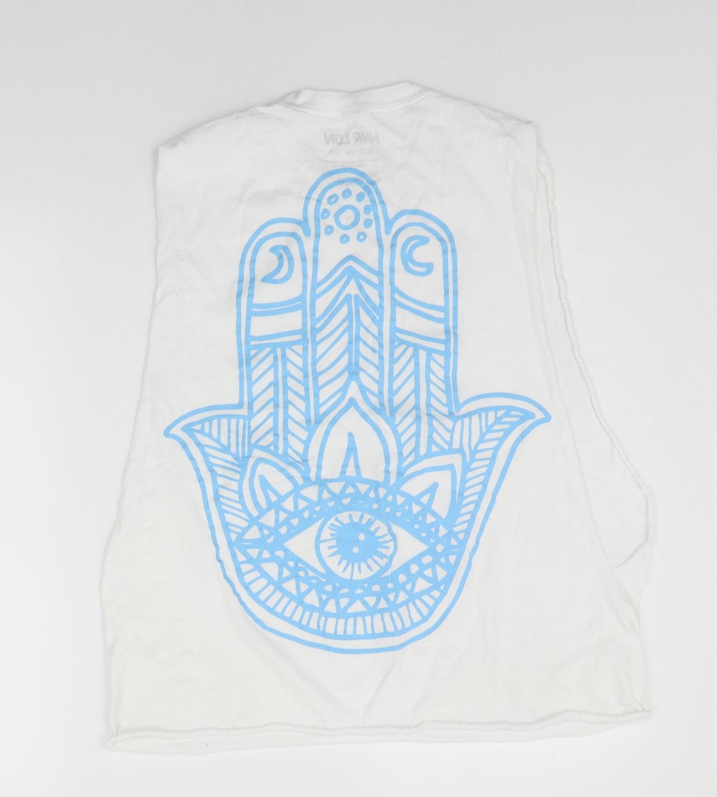 hnr lon Womens White   Basic Tank Size XS