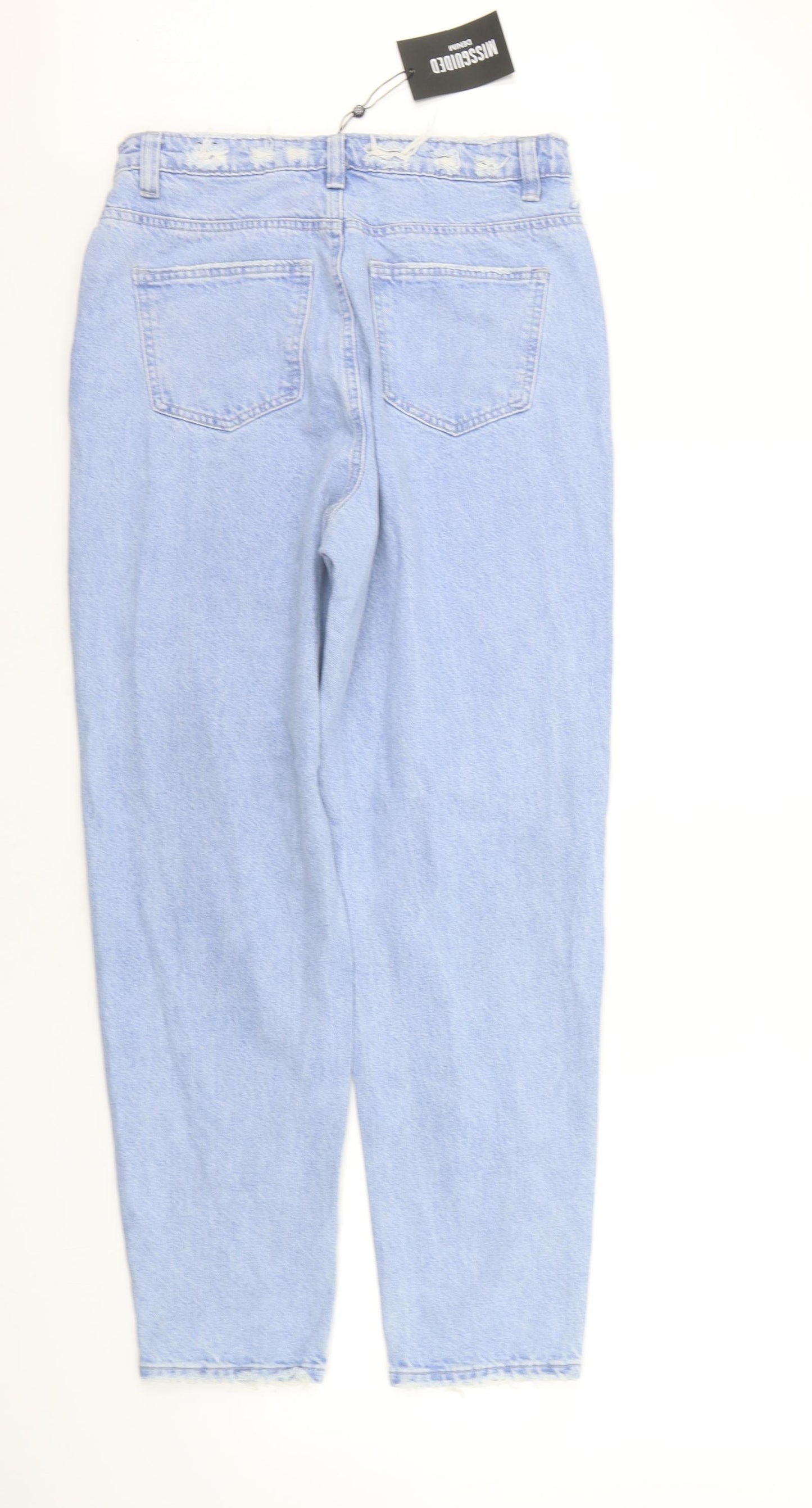 Missguided Womens Blue   Straight Jeans Size 12 L27 in
