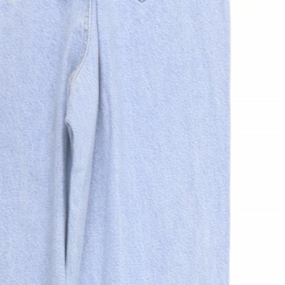 Missguided Womens Blue   Straight Jeans Size 12 L27 in