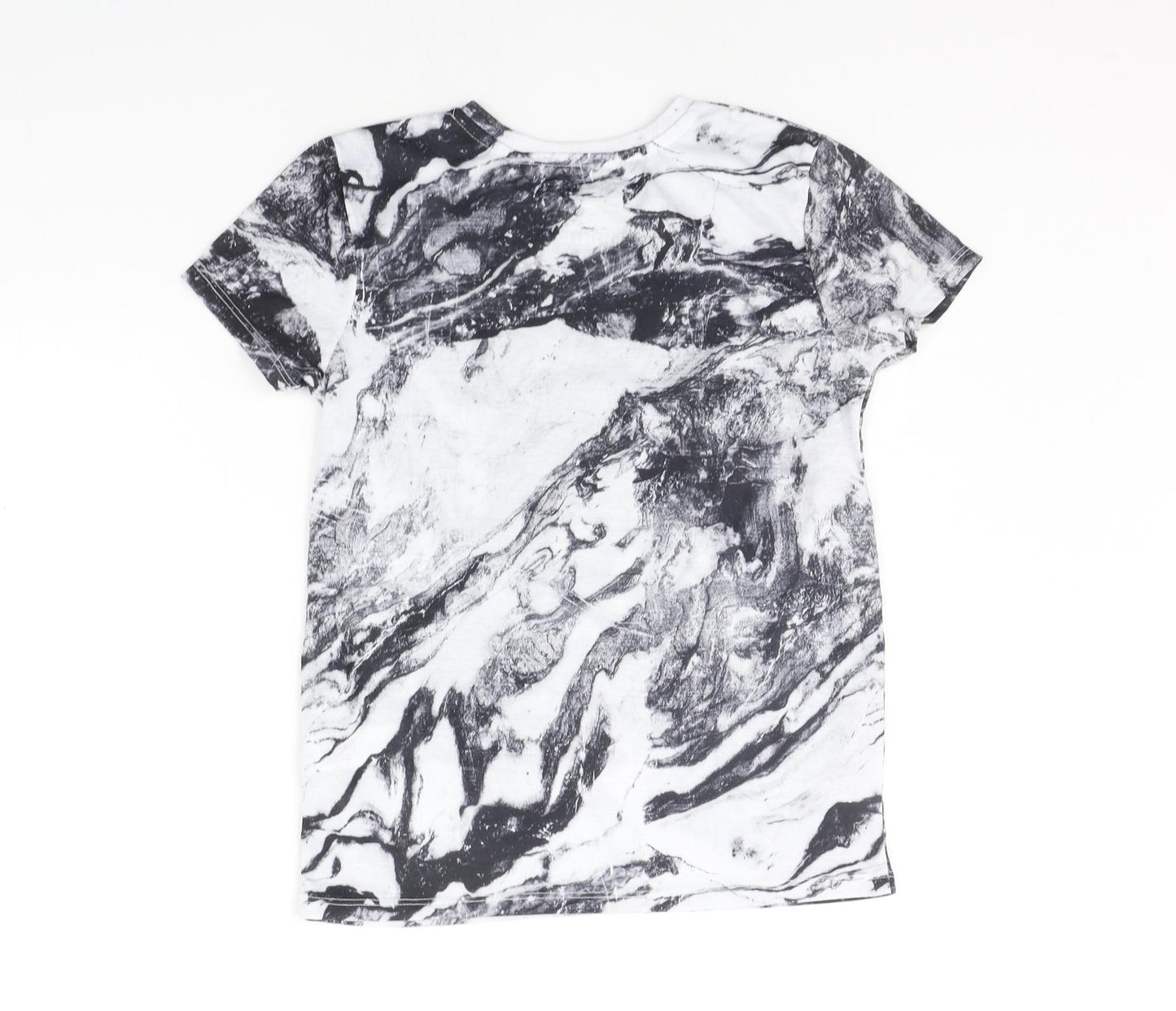 Primark Boys White Floral  Basic T-Shirt Size 10-11 Years  - MINECRAFT