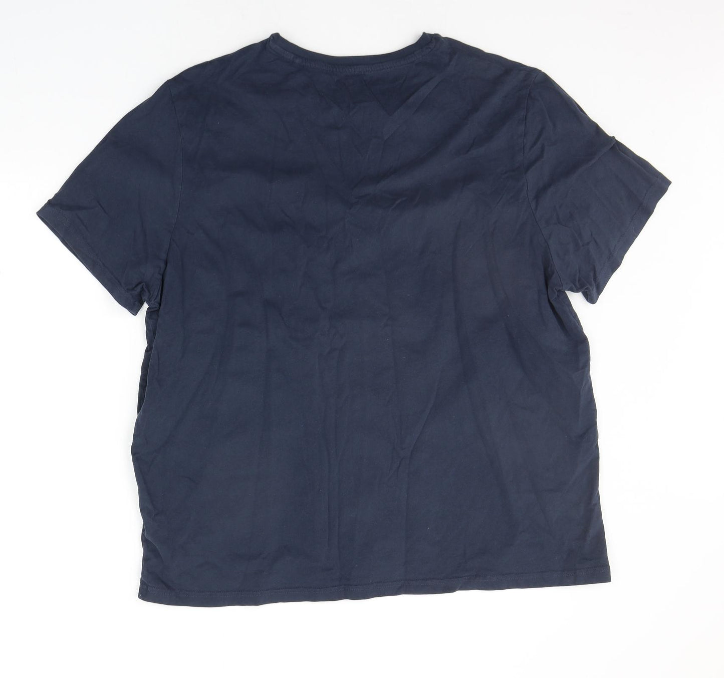 Nutmeg Mens Blue    T-Shirt Size 2XL